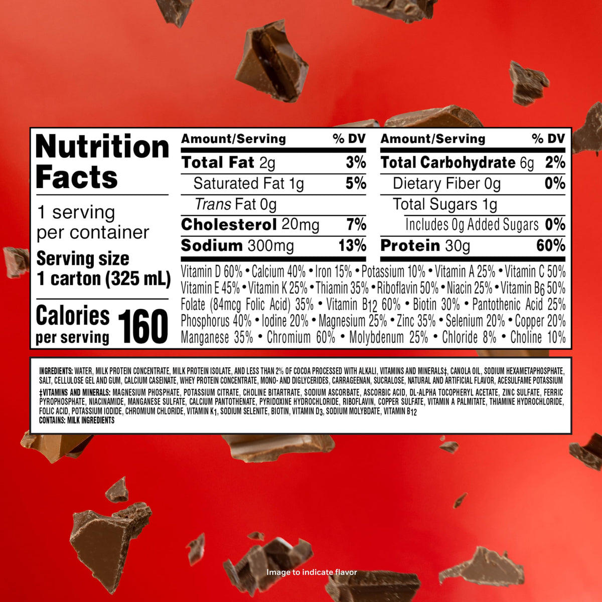 Chocolate Protein Shakes 11 Fl Oz Pack of 18 Q239