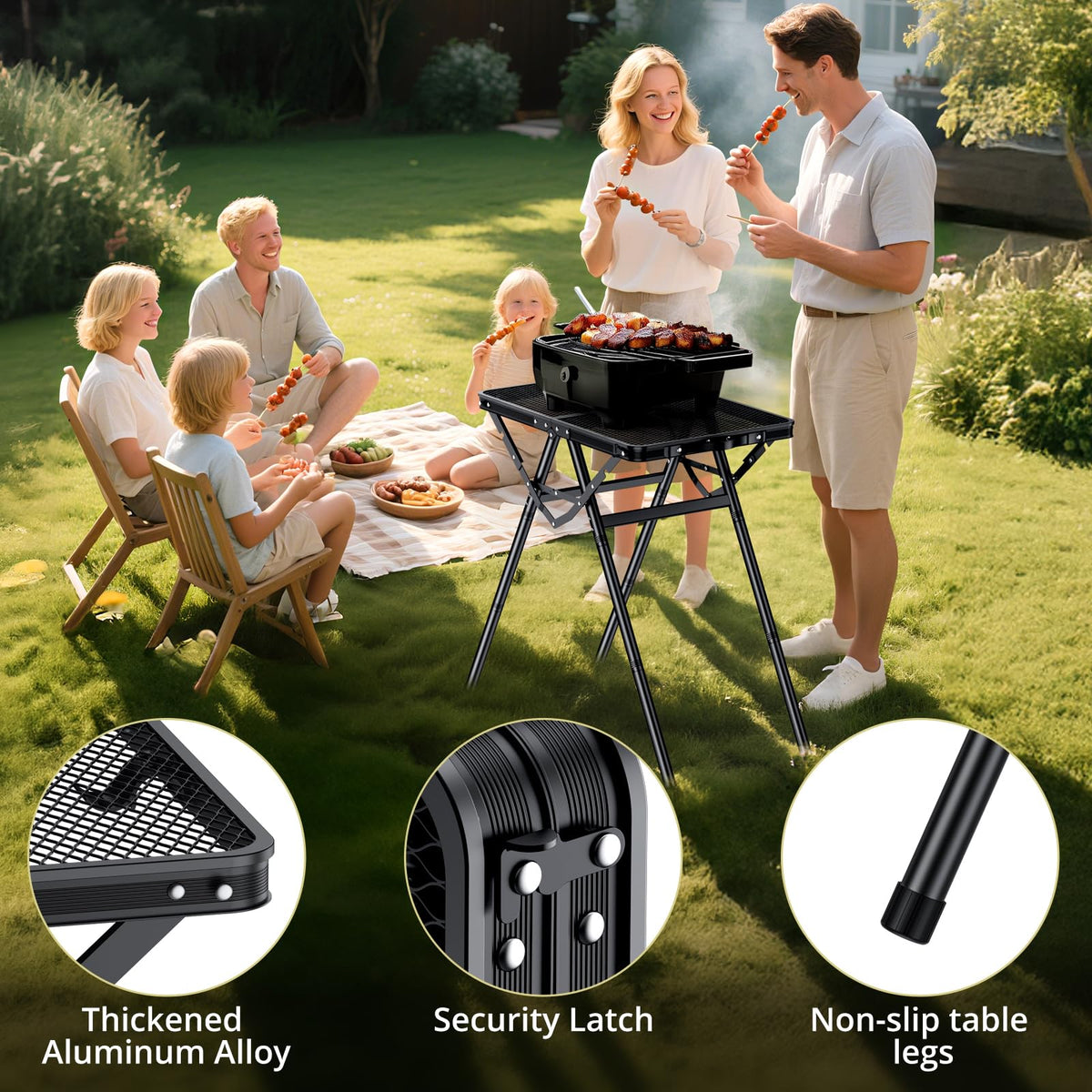 2ft Folding Grill Table Q4115