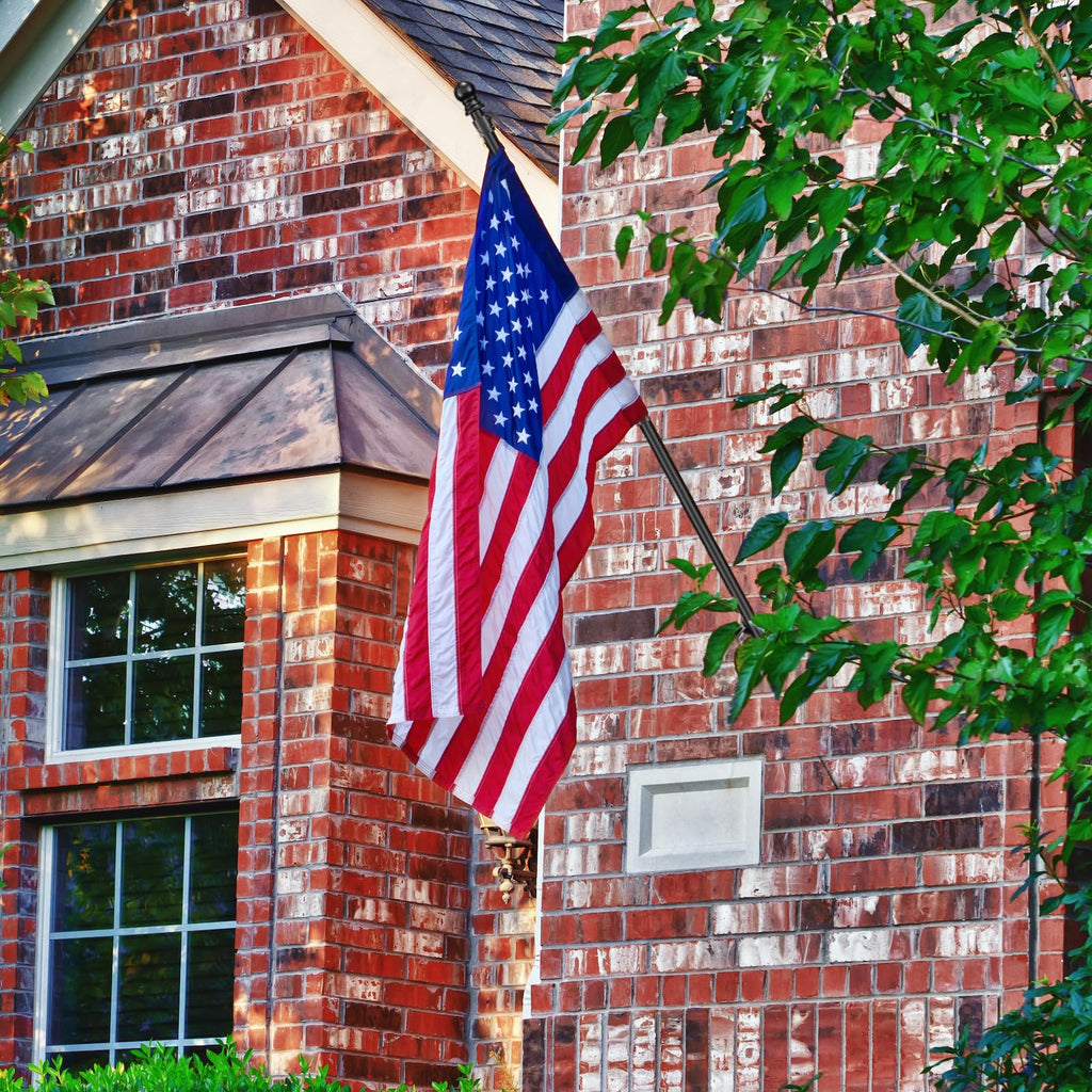 5ft Stainless Steel Flag Pole Kit with Bracket Y166