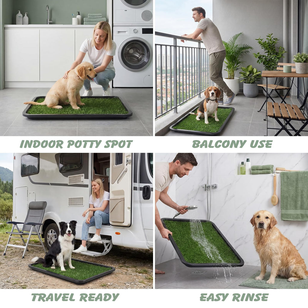 Dog Grass Pad with Tray 30 x 20 in C72230
