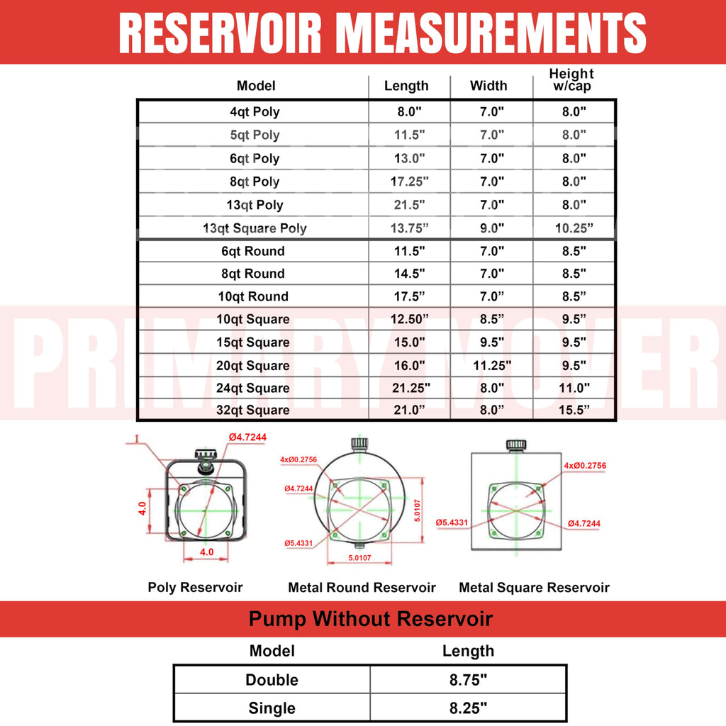 4 Quart Hydraulic Reservoir Tank N515717