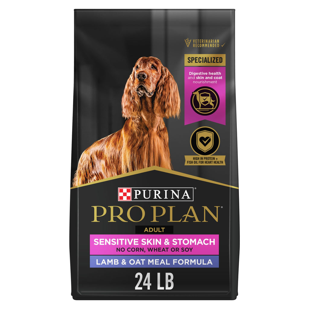 Sensitive Skin & Stomach Dry Dog Food, Lamb, 24 lb Bag L717