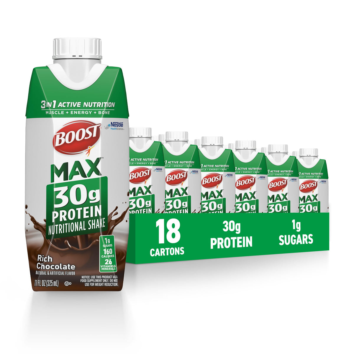 Chocolate Protein Shakes 11 Fl Oz Pack of 18 Q239