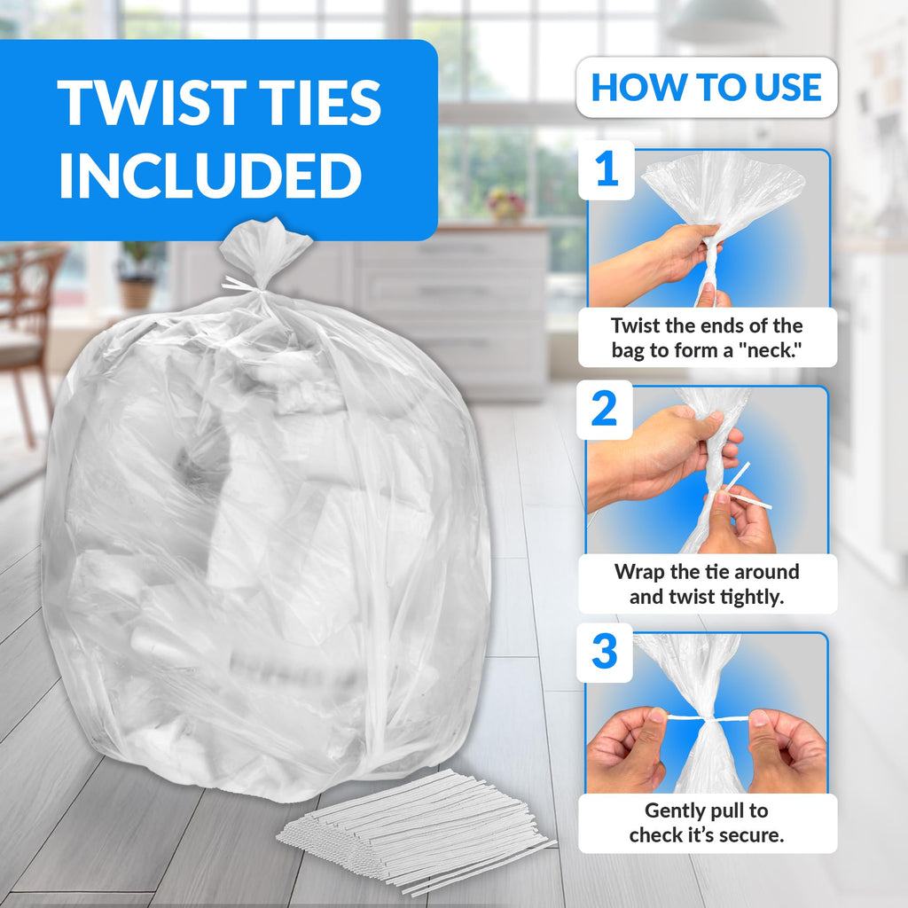 65 Gallon Heavy Duty Trash Bags P45756
