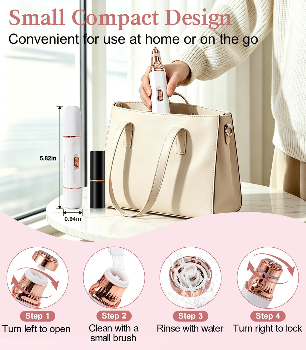 2-in-1 Eyebrow Trimmer & Facial Hair Remover W5098