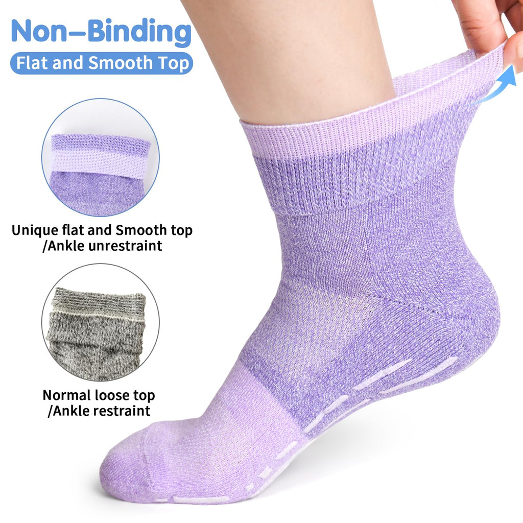 Non Slip Diabetic Ankle Socks 6 Pairs S674