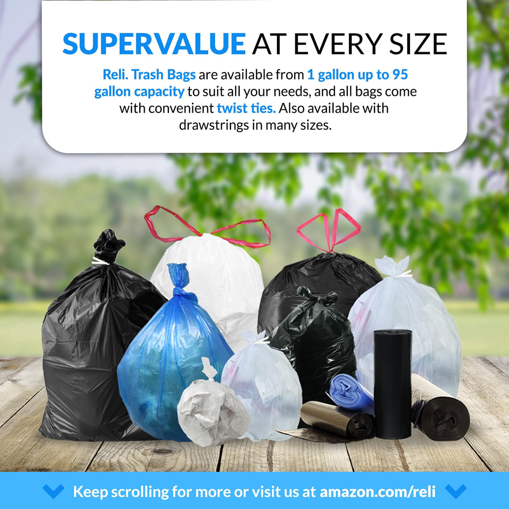65 Gallon Heavy Duty Trash Bags P45756