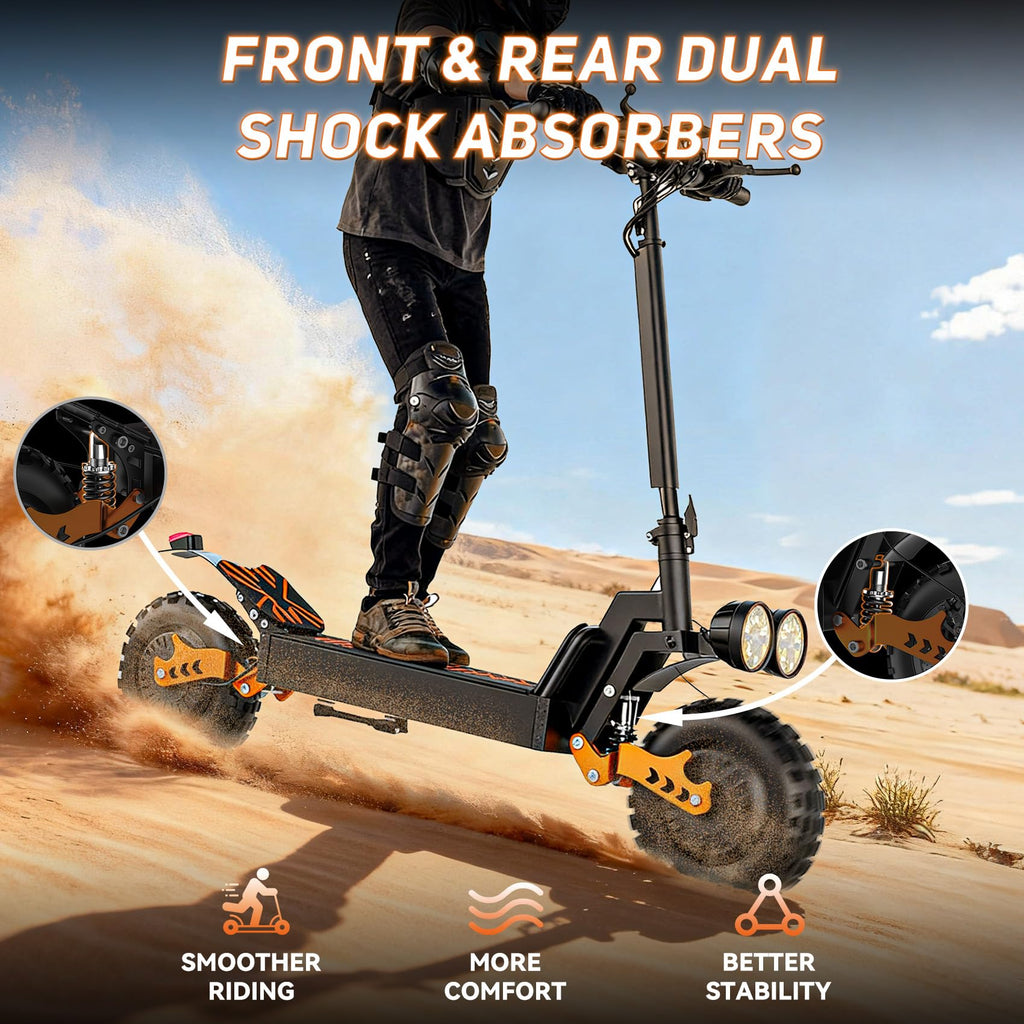 800W Motor 25 Miles Long Range Electric Scooter A610
