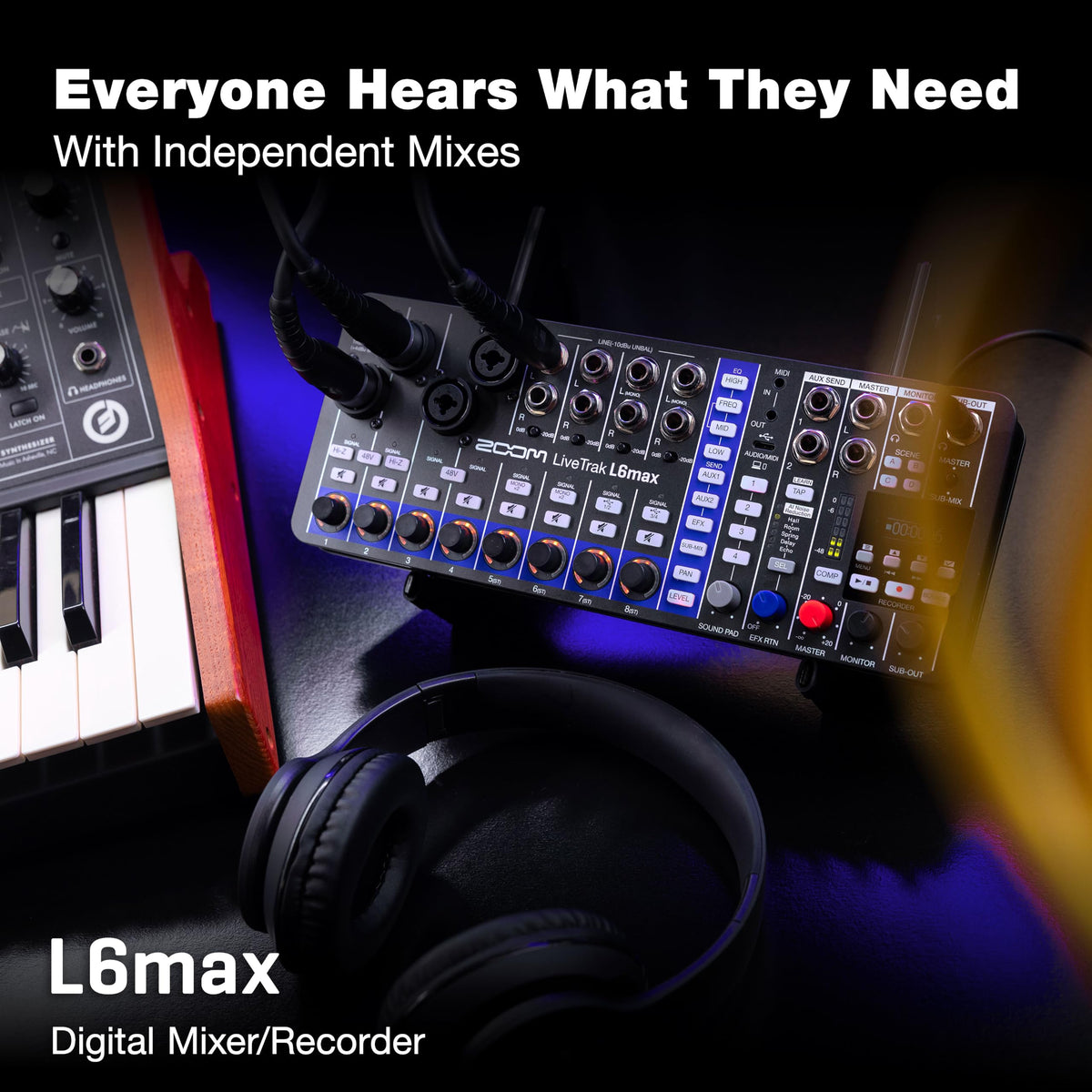 LiveTrak L6max Mixer/Recorder K9086