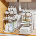 2 Sets of 3-Tier Under Sink Organizers and Storage M653