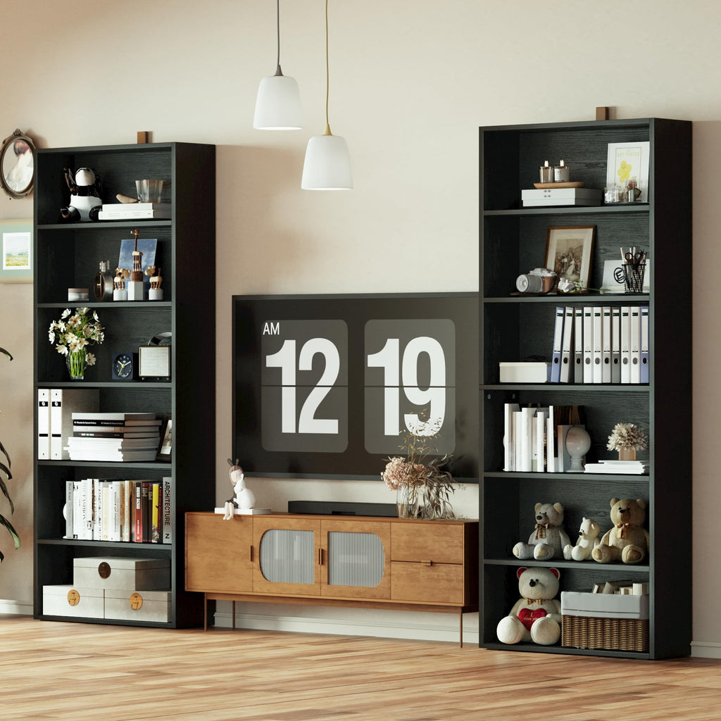 70" Tall 6 Tiers Bookshelf V297