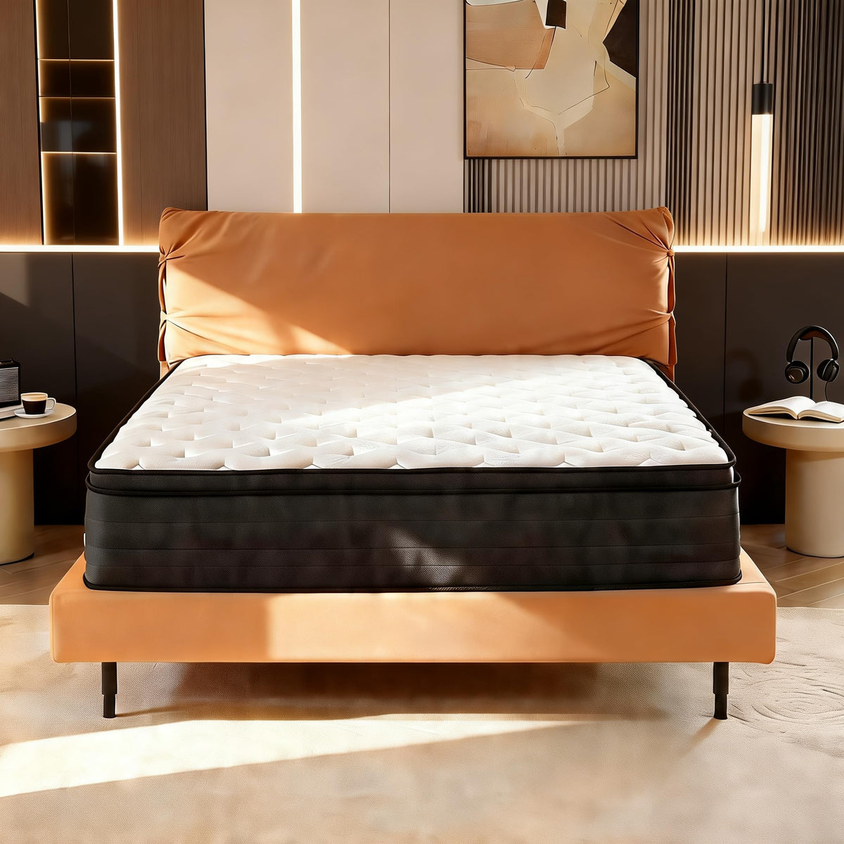 Full Size 10 Inch Hybrid Mattress with Gel Memory Foam & Pocket Springs Y4312
