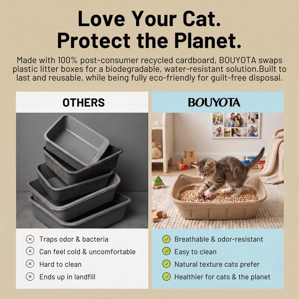 6 Pack Jumbo Disposable Kitten Litter Box R444249