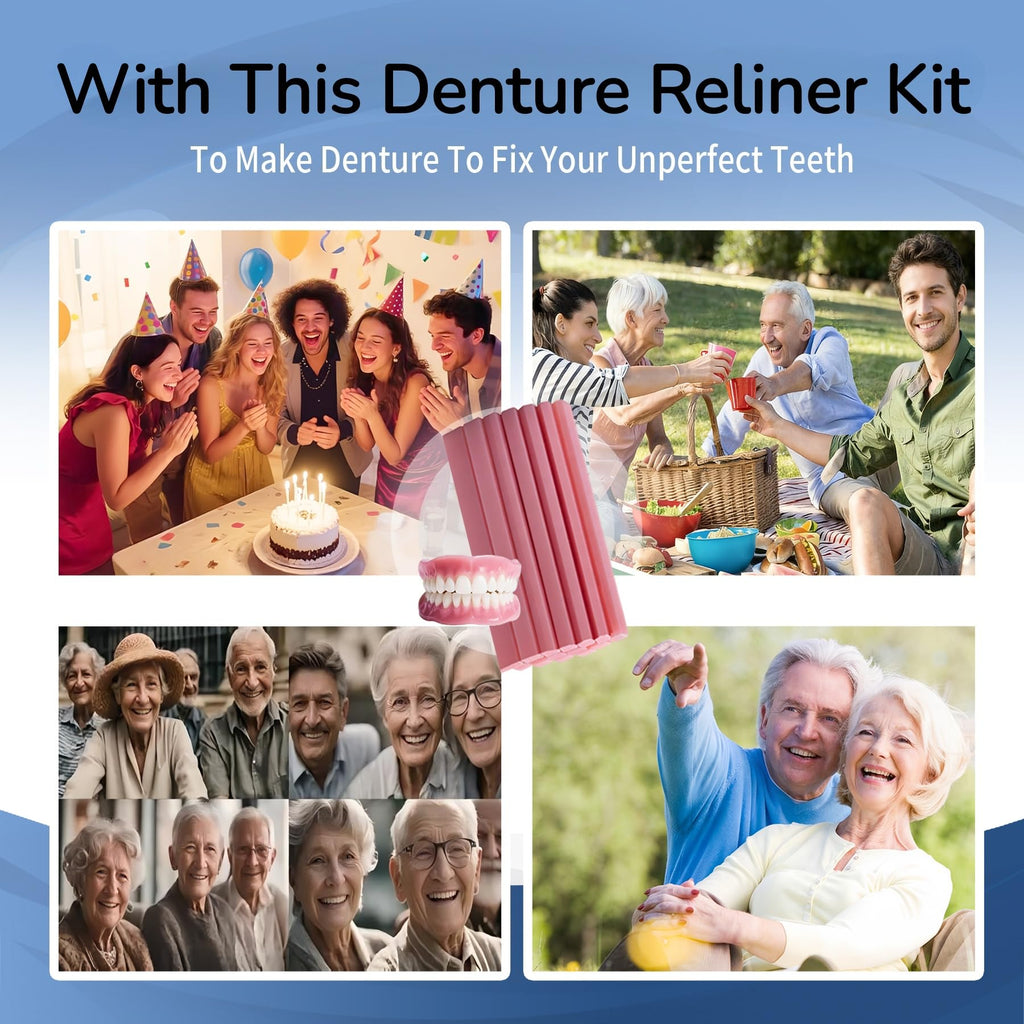 Denture Reline Kit for Upper and Lower Dentures H152
