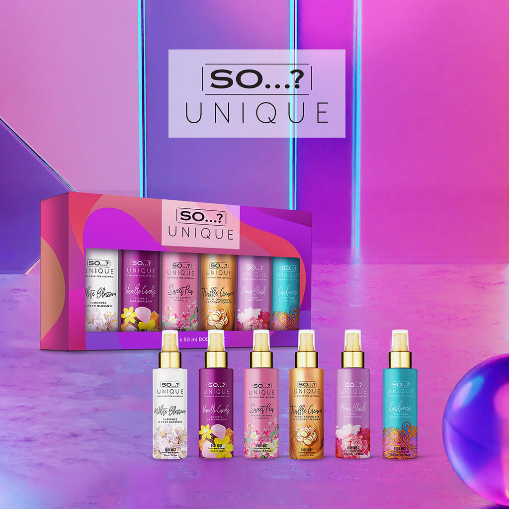 Unique Body Mist Set, 6 pcs R5156