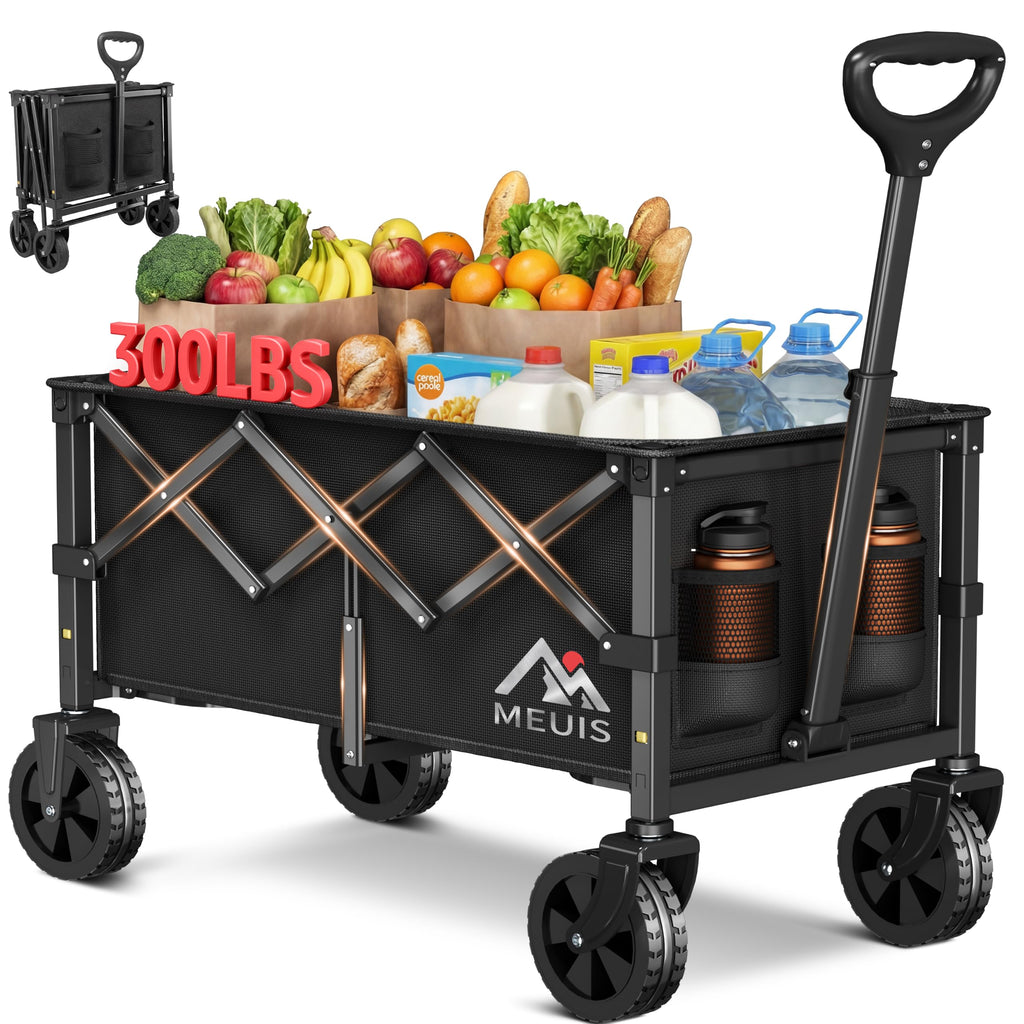 Collapsible Grocery Wagon Cart with Wheels S928643