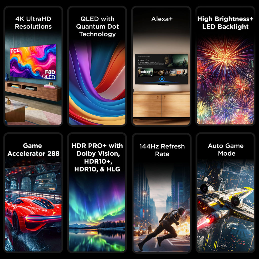85-Inch 4K QLED Smart TV I6439
